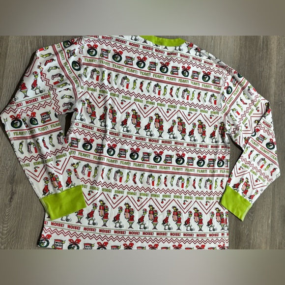 Grinch Hanna Andersson Adult Pajama Top Christmas Long Sleeve Shirt Size XXL - Picture 8 of 16